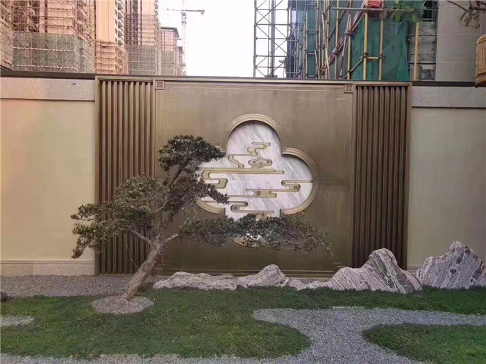 院牆背景