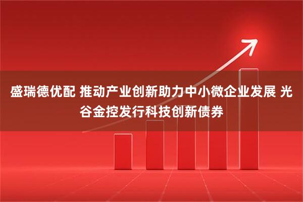盛瑞德优配 推动产业创新助力中小微企业发展 光谷金控发行科技创新债券