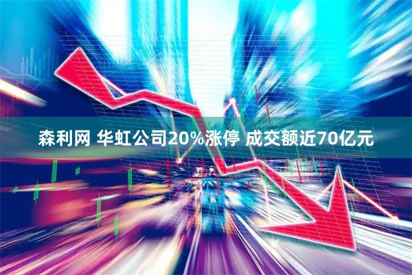 森利网 华虹公司20%涨停 成交额近70亿元